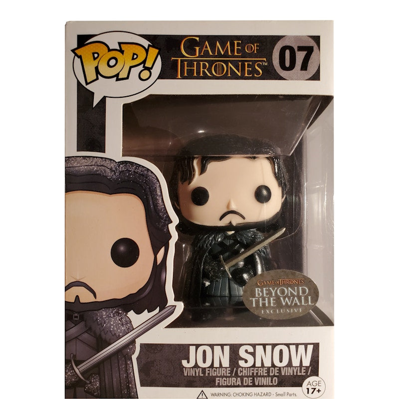 Funko Pop! Game Of Thrones Jon Snow (Snowy) Beyond The Wall Exclusive Figure #07