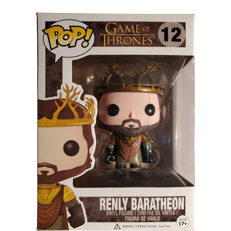 Funko Pop! Game Of Thrones Renly Baratheon Figure #12