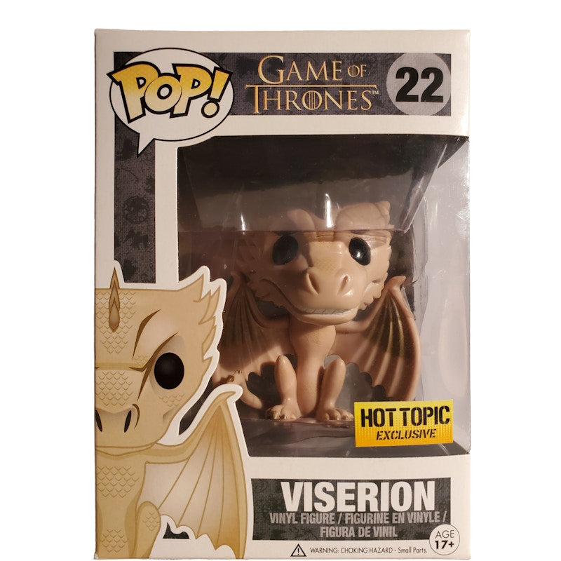 Funko Pop! Game Of Thrones Viserion Hot Topic Exclusive Figure #22