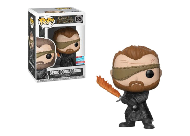 Funko Pop! Game of Thrones Beric Dondarrion Flame Sword NYCC Exclusive Figure #65
