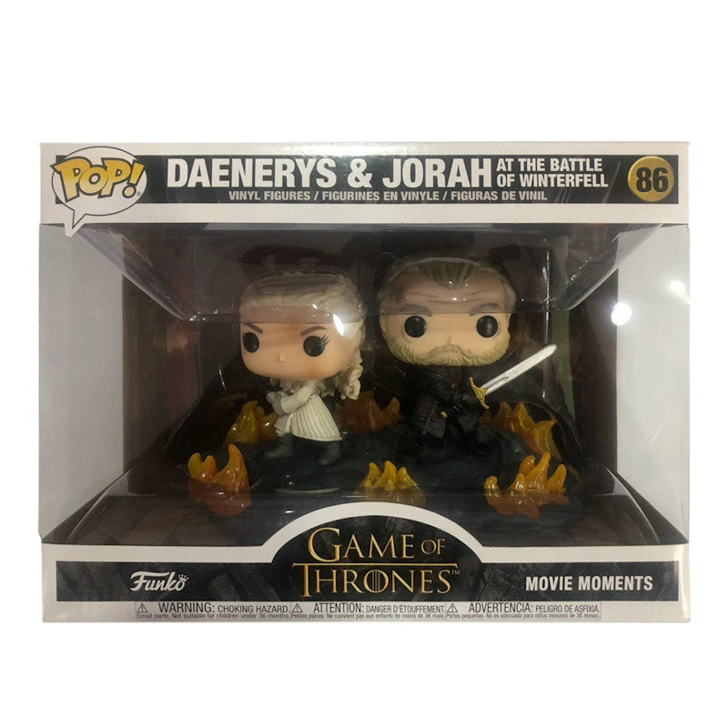 Funko Pop! Game of Thrones Daenerys And Jorah at the Battle of Winterfell Movie Moments Figure #86