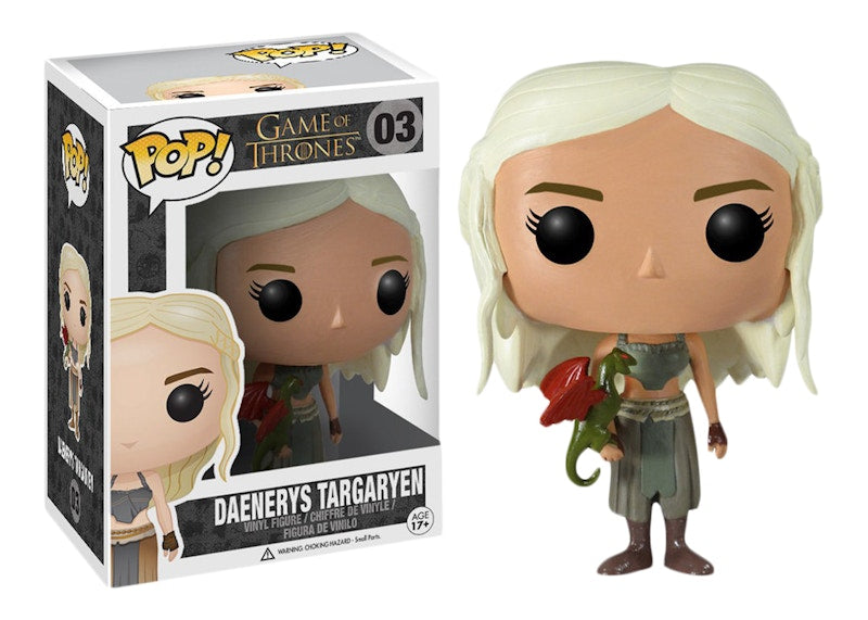 Funko Pop! Game of Thrones Daenerys Targaryen Green Dragon Figure #03
