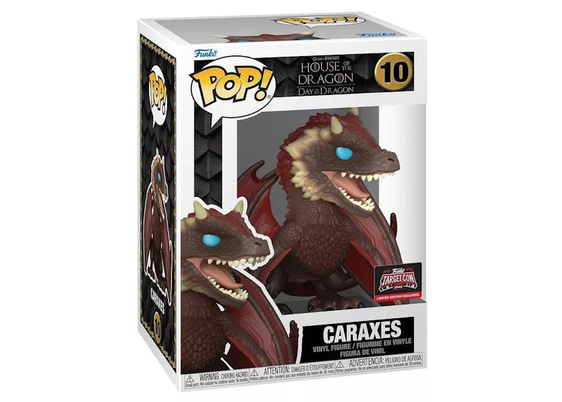 Funko Pop! Game of Thrones House of the Dragon Caraxes 2022 Target Con Exclusive Figure #10