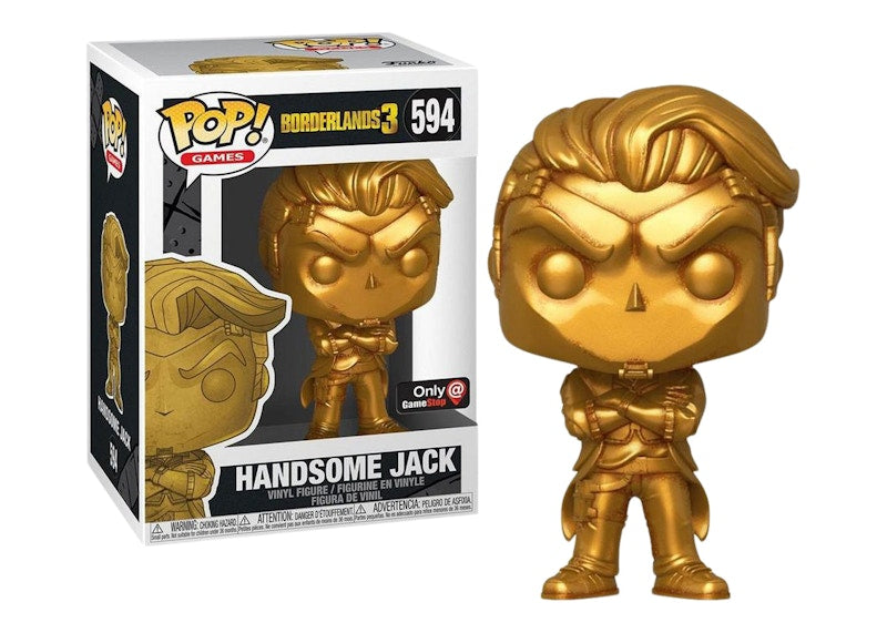 Funko Pop! Games Borderlands 3 Handsome Jack (Gold) GameStop Exclusive Figure #594