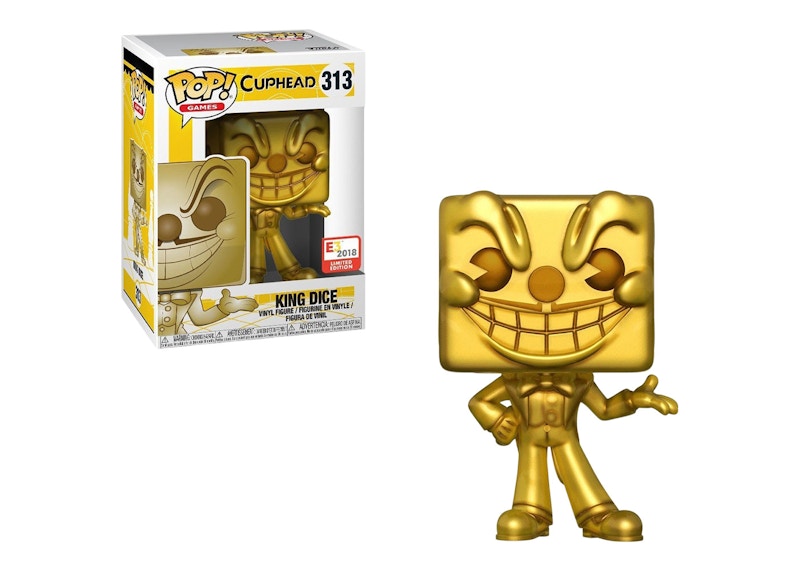 Funko Pop! Games Cuphead King Dice (Gold) E3 Exclusive Figure #313