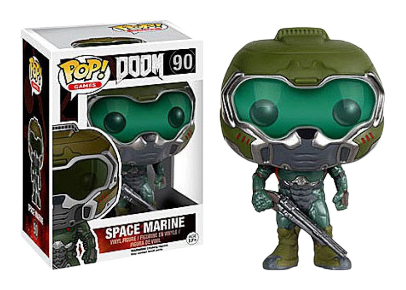 Funko Pop! Games Doom Space Marine (Green) Figure #90