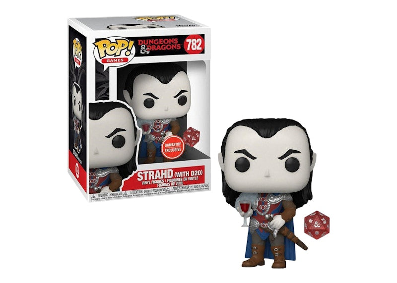 Funko Pop! Games Dungeons & Dragons Strahd with D20 GameStop Exclusive Figure #782