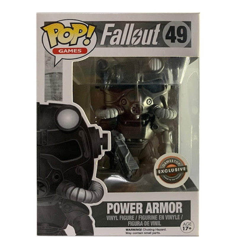 Funko Pop! Games Fallout Power Armor Game Stop Exclusive Figure #49