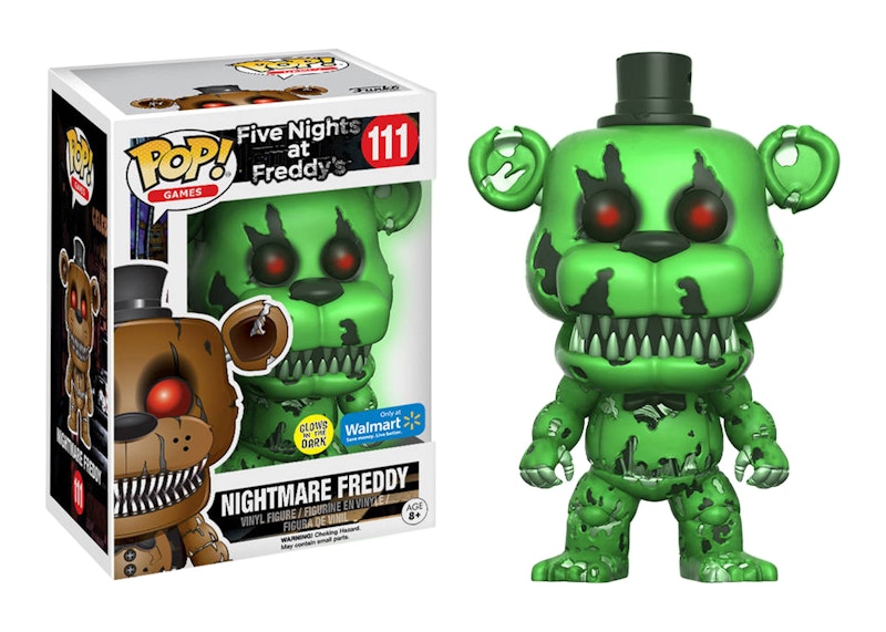 Funko Pop! Games Five Nights at Freddy's Nightmare Freddy (Glow) Walmart Exclusive Figure #111