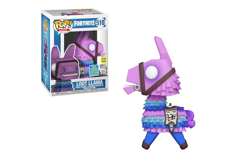 Funko Pop! Games Fortnite Loot Llama (Glow) Summer Convention Exclusive Figure #510