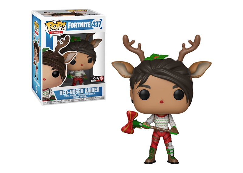 Funko Pop! Games Fortnite Red Nosed Raider GameStop Exclusive Figure #437