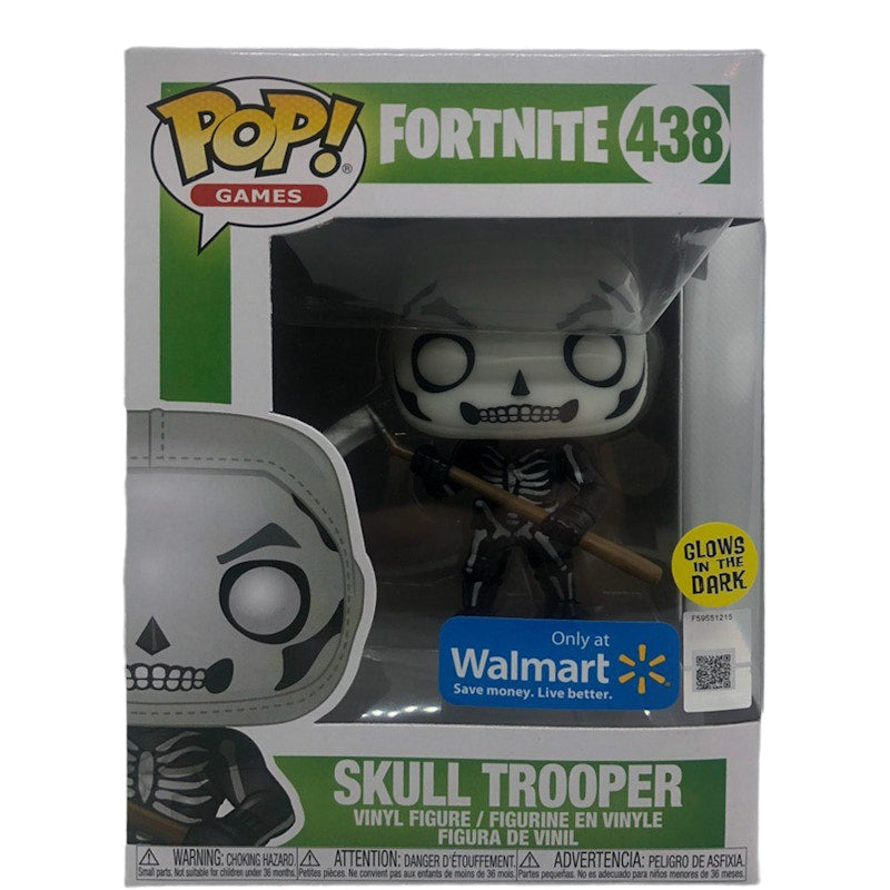 Funko Pop! Games Fortnite Skull Trooper (Glow) Walmart Exclusive Figure #438