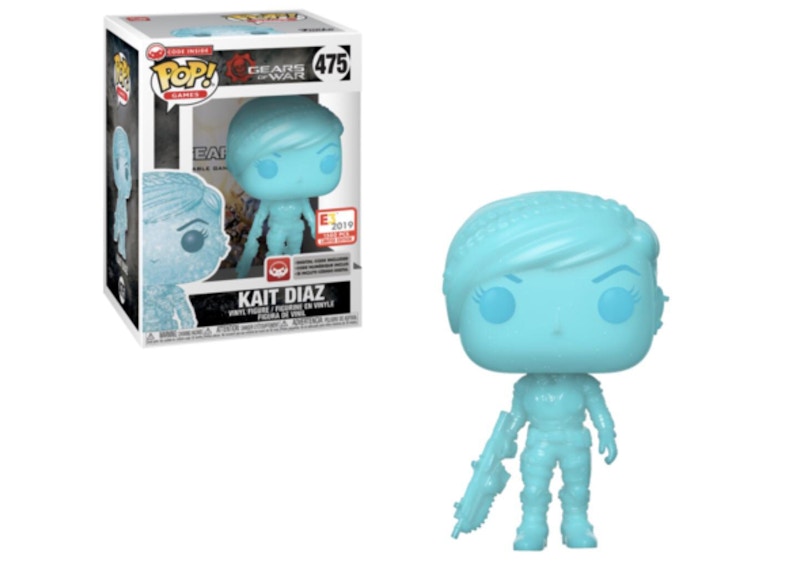 Funko Pop! Games Gears Of War Kait Diaz (Winter Translucent) E3 Exclusive Figure #475