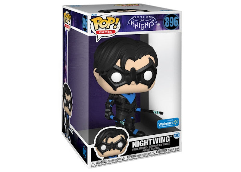 Funko Pop! Games Gotham Knights Nightwing 10 Inch Walmart Exclusive Figure #896
