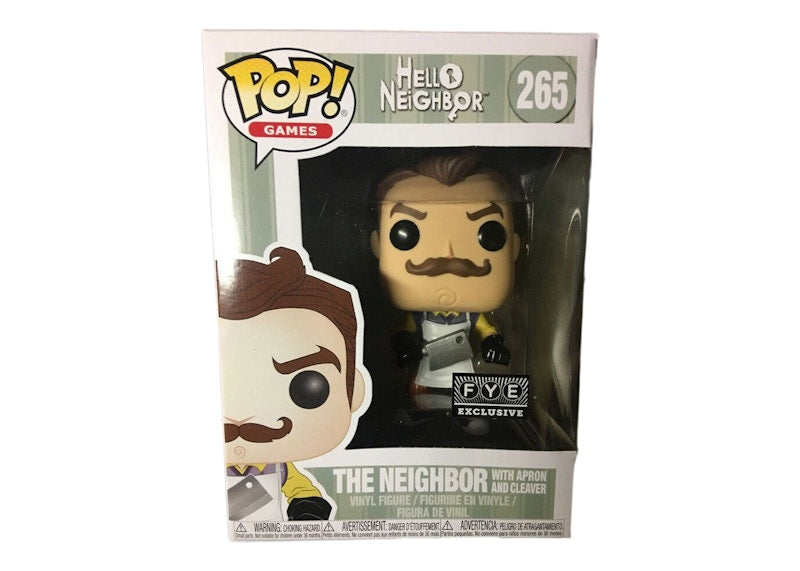 Funko Pop! Games Hello Neighbor The Neighbor with Apron & Cleaver FYE Exclusive Figure #265