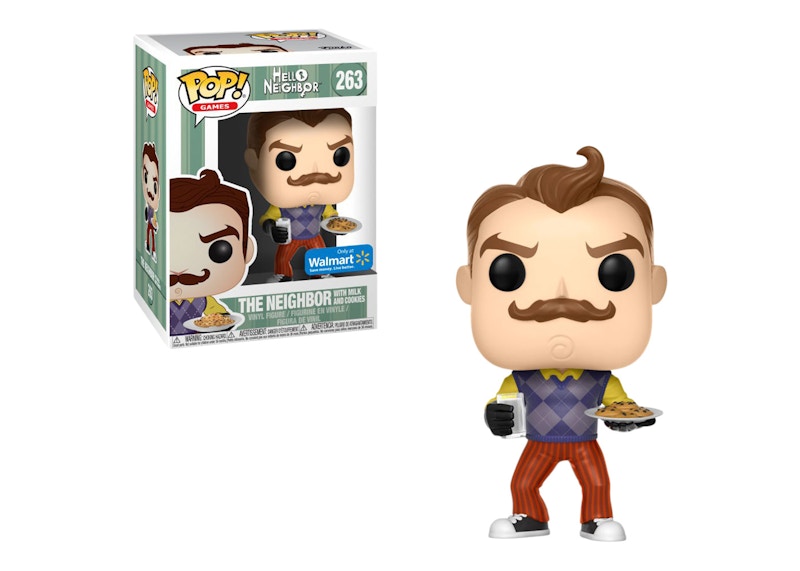 Funko Pop! Games Hello Neighbor The Neighbor with Milk & Cookies Walmart Exclusive Figure #263