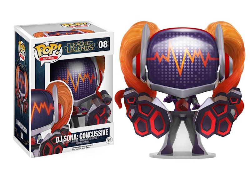 Funko Pop! Games League Of Legends DJ Sona (Concussive) Riot Games Exclusive Figure #08
