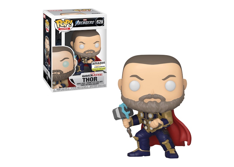 Funko Pop! Games Marvel Avengers Thor (Glow) Amazon Exclusive Bobble-Head #628