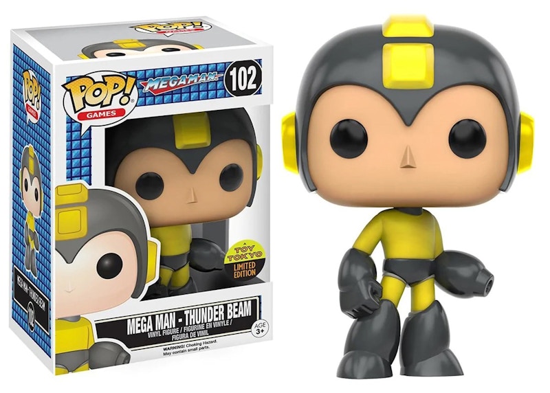Funko Pop! Games Mega Man (Mega Man Thunder Beam) Toy Tokyo Exclusive Figure #102