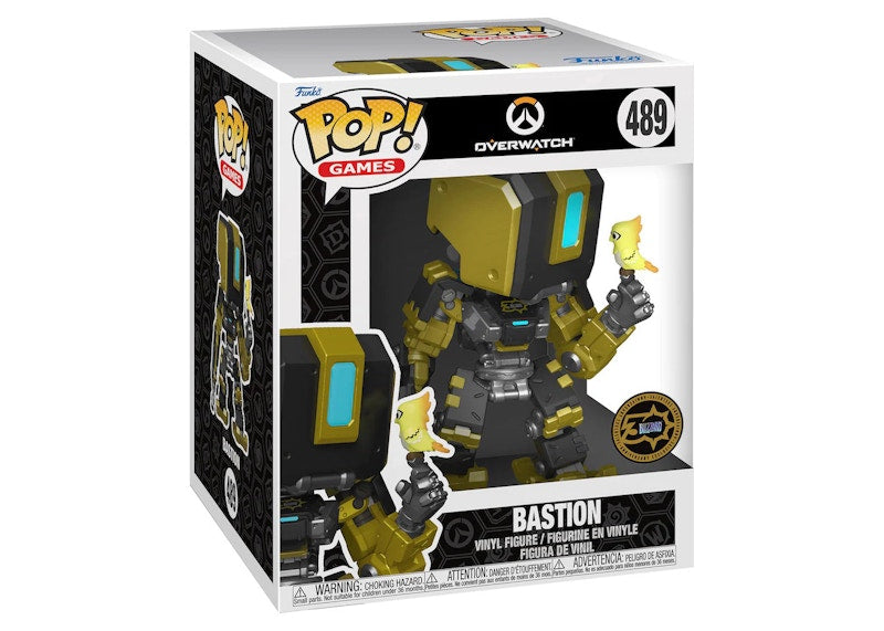 Funko Pop! Games Overwatch Bastion Blizzard 30th Anniversary Exclusive Figure #489