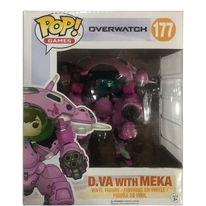 Funko Pop! Games Overwatch D.VA with Meka 6 inch Figure #177