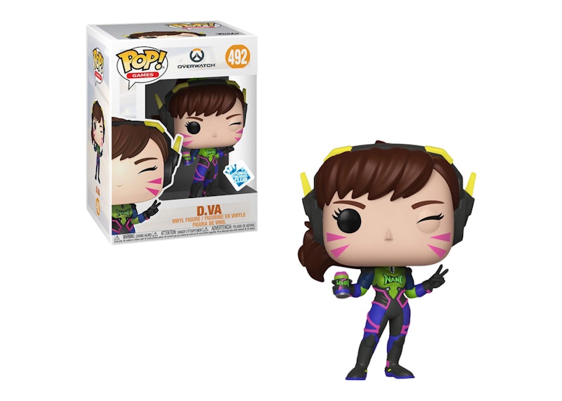 Funko Pop! Games Overwatch D.Va Nano Cola Funko Insiders Club Exclusive Figure #492