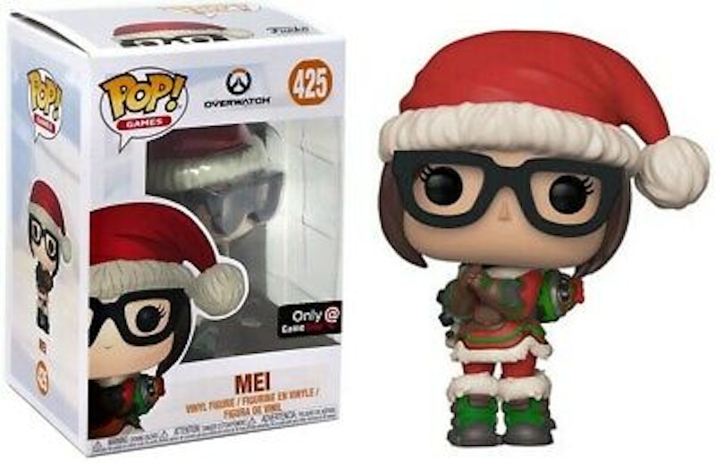Funko Pop! Games Overwatch Mei Winter Wonderland GameStop Exclusive Figure #425