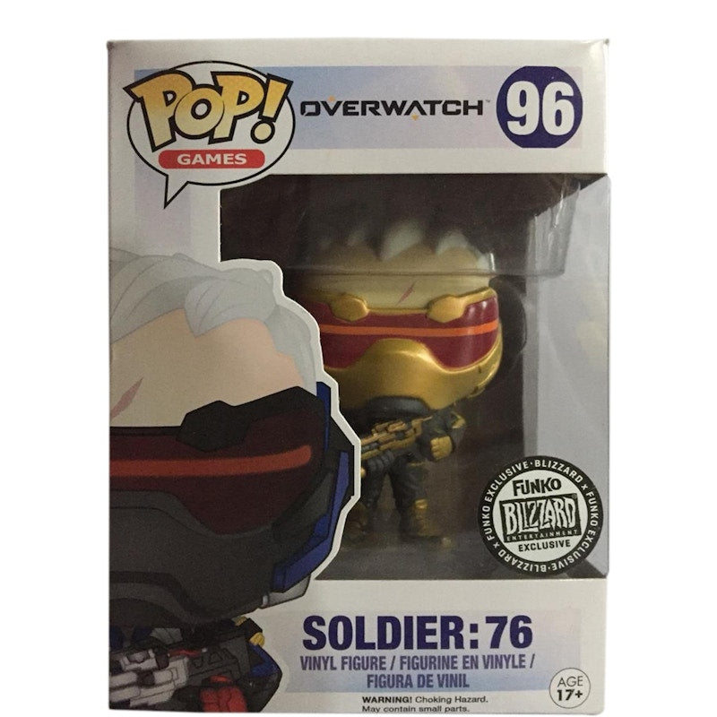 Funko Pop! Games Overwatch Soldier:76 Funko Blizzard Exclusive Figure #96