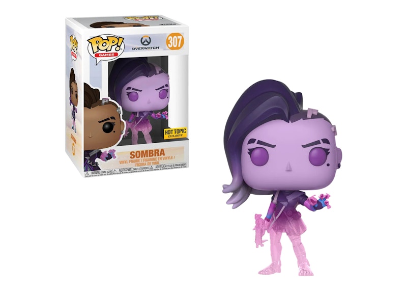 Funko Pop! Games Overwatch Sombra Translucent Hot Topic Exclusive Figure #307