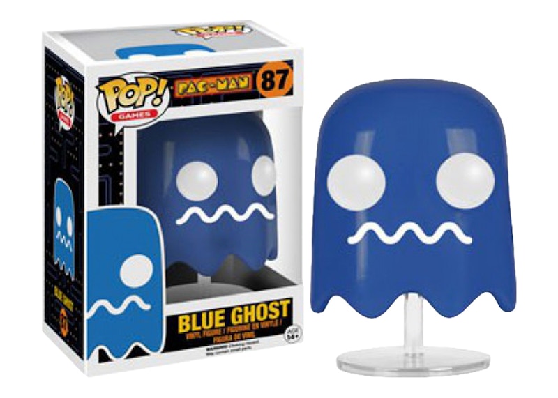 Funko Pop! Games Pac Man Blue Ghost Figure #87
