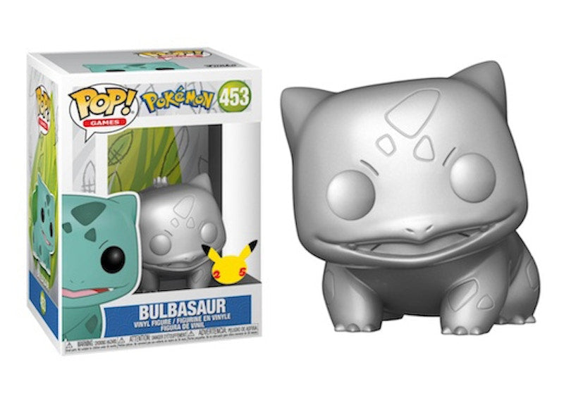 Funko Pop! Games Pokemon Bulbasaur Metallic Figure #453
