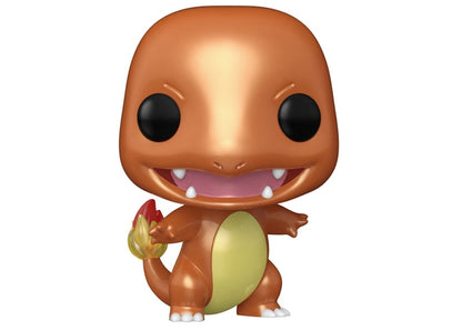 Funko Pop! Games Pokemon Charmander (Metallic) 2022 SDCC Exclusive Figure #455