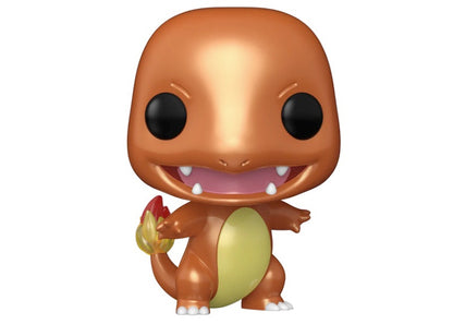 Funko Pop! Games Pokemon Charmander (Metallic) 2022 Summer Convention Exclusive Figure #455