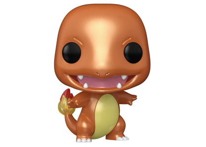 Funko Pop! Games Pokemon Charmander (Metallic) 2022 Summer Convention Exclusive Multi-Language Figure #455