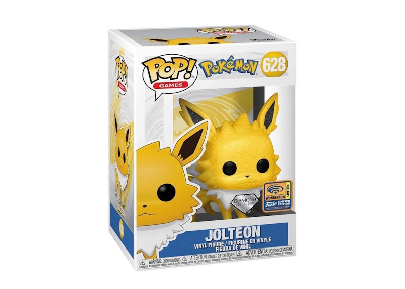 Funko Pop! Games Pokemon Jolteon (Diamond Collection) WonerCon Exclusive Figure #628