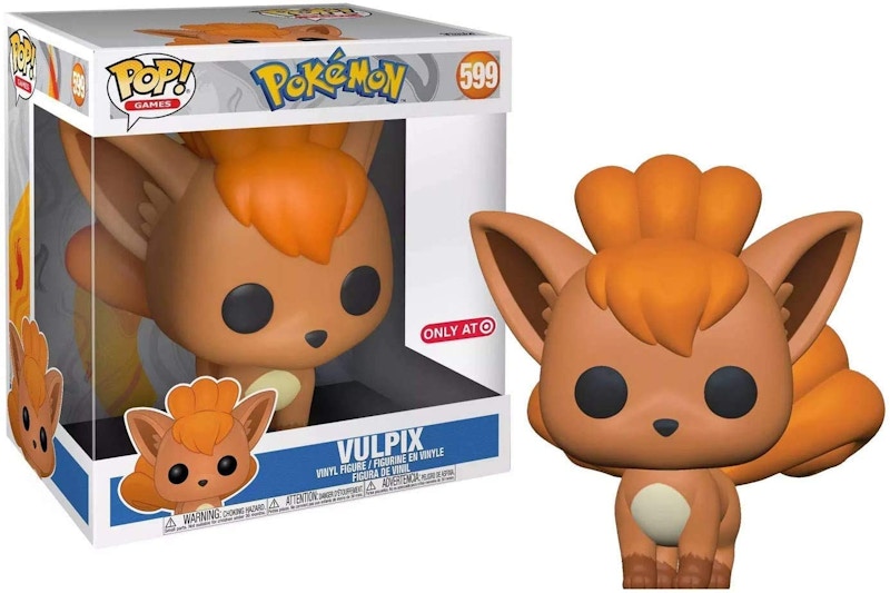 Funko Pop! Games Pokemon Vulpix 10 inch Target Exclusive Figure #599