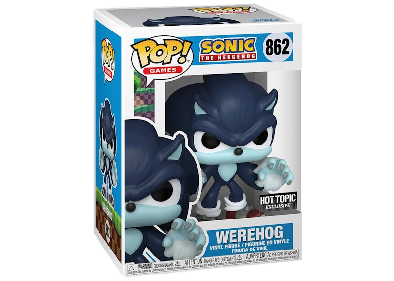 Funko Pop! Games Sonic The Hedgehog Werehog Hot Topic Exclusive Figure #862