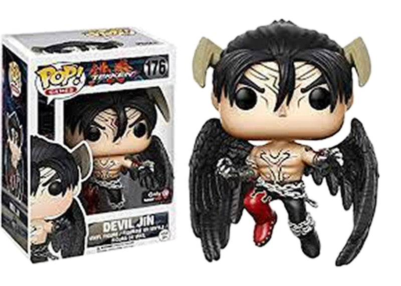 Funko Pop! Games Tekken Devil Jin GameStop Exclusive Figure #176