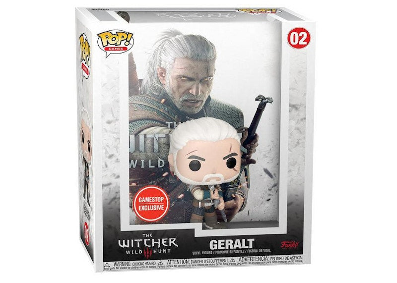 Funko Pop! Games The Witcher Wild Hunt Geralt Gamestop Exclusive Figure #02