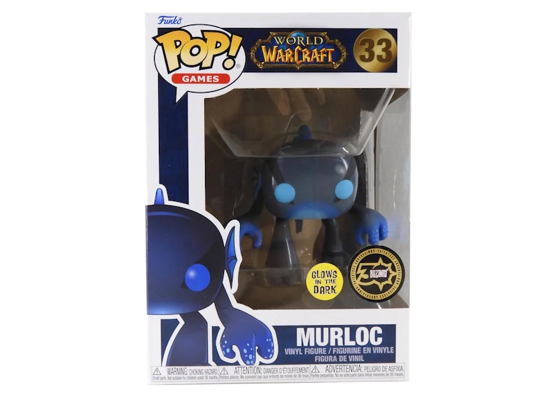 Funko Pop! Games World Of Warcraft Murloc GITD Blizzard 30th Anniversary Exclusive Figure #33
