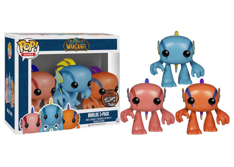 Funko Pop! Games World of Warcraft Murloc SDCC Exclusive 3-Pack