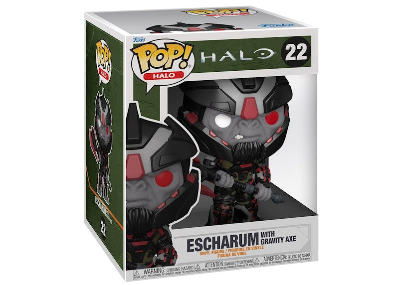 Funko Pop! Halo Escharum With Gravity Axe 6 Inch Figure #22