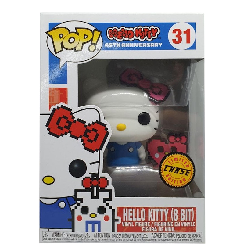 Funko Pop! Hello Kitty 45th Anniversary Hello Kitty (8 Bit) (Chase) Figure #31