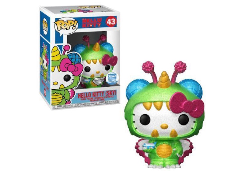 Funko Pop! Hello Kitty Hello Kitty (Sky) Diamond Funko Shop Exclusive Figure #43