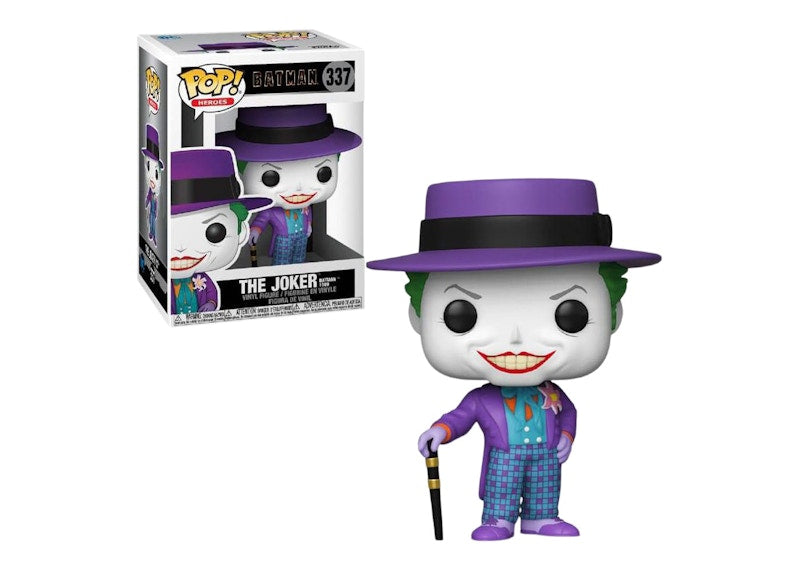 Funko Pop! Heroes Batman (1989) The Joker Top Hat Figure #337