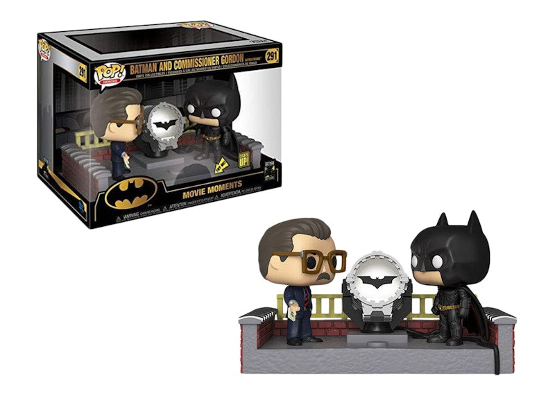Funko Pop! Heroes Batman 80th Anniversary Batman & Commissioner Gordon Movie Moments Figure #291