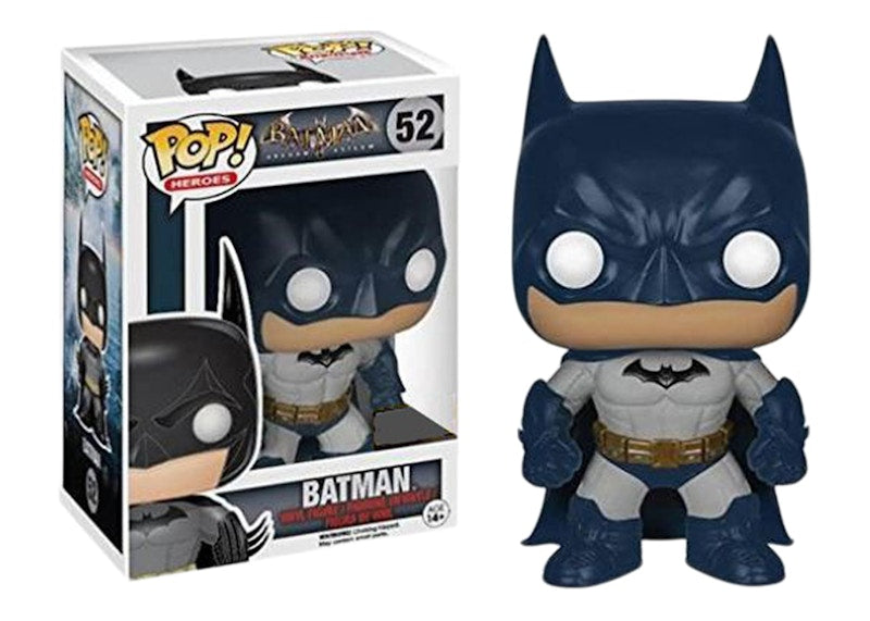 Funko Pop! Heroes Batman Arkham Asylum Batman Blue Suit Hot Topic Exclusive Figure #52