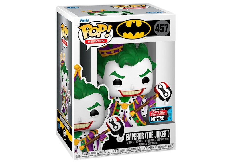 Funko Pop! Heroes Batman Emperor (The Joker) 2022 Fall Convention Exclusive Figure #457