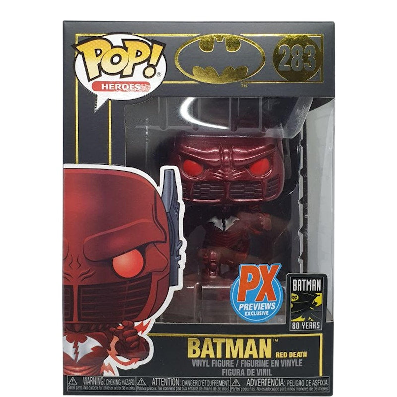 Funko Pop! Heroes Batman Red Death PX Previews Exclusive Figure #283