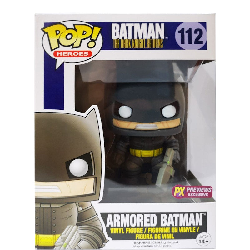 Funko Pop! Heroes Batman The Dark Knight Returns Armored Batman PX Previews Figure #112